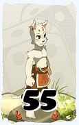 Um personagem do jogo Dofus, Ecaflip-Ar, de nivel 55