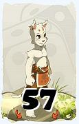 Um personagem do jogo Dofus, Ecaflip-Ar, de nivel 57