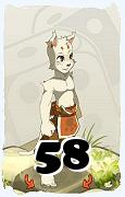 Um personagem do jogo Dofus, Ecaflip-Ar, de nivel 58