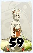 Um personagem do jogo Dofus, Ecaflip-Ar, de nivel 59