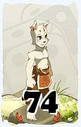 A Dofus character, Ecaflip-Air, by level 74