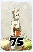 Um personagem do jogo Dofus, Ecaflip-Ar, de nivel 75