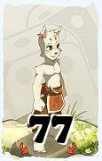 Um personagem do jogo Dofus, Ecaflip-Ar, de nivel 77