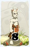 A Dofus character, Enutrof-Air, by level 8