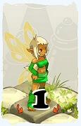 Un personnage du jeu Dofus, Eniripsa-Air, au niveau 1