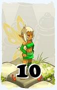 Un personnage du jeu Dofus, Enutrof-Air, au niveau 10