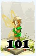 Un personnage du jeu Dofus, Eniripsa-Air, au niveau 101