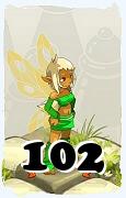 Un personaggio del gioco Dofus, Aniripsa-Aria, al livello 102