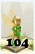 Un personaggio del gioco Dofus, Sàcrido-Aria, al livello 104