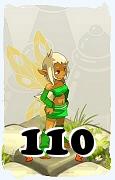 Um personagem do jogo Dofus, Eniripsa-Ar, de nivel 110