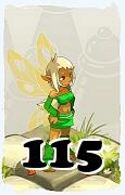 Un personnage du jeu Dofus, Zobal-Air, au niveau 115