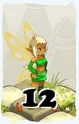 Un personnage du jeu Dofus, Eniripsa-Air, au niveau 12