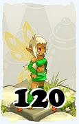 Un personnage du jeu Dofus, Eniripsa-Air, au niveau 120