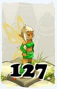 Um personagem do jogo Dofus, Ecaflip-Ar, de nivel 127