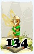 Um personagem do jogo Dofus, Eniripsa-Ar, de nivel 134