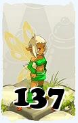 Un personnage du jeu Dofus, Pandawa-Air, au niveau 137