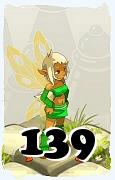 Un personaje del juego Dofus, Aniripsa-Aire, de nivel 139