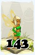 Un personaggio del gioco Dofus, Aniripsa-Aria, al livello 143