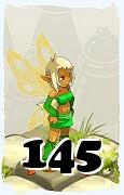 Um personagem do jogo Dofus, Steamer-Ar, de nivel 145