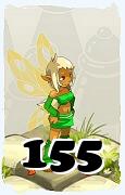 Un personnage du jeu Dofus, Eniripsa-Air, au niveau 155