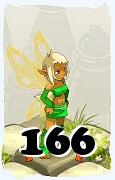 Un personaje del juego Dofus, Aniripsa-Aire, de nivel 166