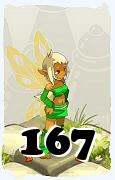 Un personnage du jeu Dofus, Eniripsa-Air, au niveau 167