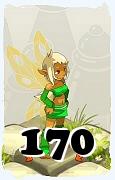 Un personaje del juego Dofus, Aniripsa-Aire, de nivel 170