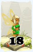 Un personaggio del gioco Dofus, Pandawa-Aria, al livello 18