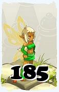 A Dofus character, Ecaflip-Air, by level 185