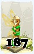 Un personaggio del gioco Dofus, Aniripsa-Aria, al livello 187