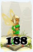 Un personaje del juego Dofus, Aniripsa-Aire, de nivel 188