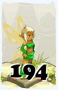 Um personagem do jogo Dofus, Eniripsa-Ar, de nivel 194