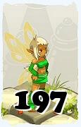 Un personaggio del gioco Dofus, Aniripsa-Aria, al livello 197