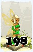 Un personnage du jeu Dofus, Eniripsa-Air, au niveau 198