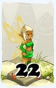 Un personnage du jeu Dofus, Sram-Air, au niveau 22