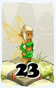 Um personagem do jogo Dofus, Eniripsa-Ar, de nivel 23