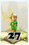 Um personagem do jogo Dofus, Sacrier-Ar, de nivel 27