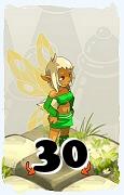 Um personagem do jogo Dofus, Eniripsa-Ar, de nivel 30