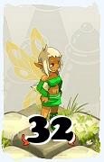 Un personaggio del gioco Dofus, Aniripsa-Aria, al livello 32