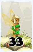 Un personaggio del gioco Dofus, Aniripsa-Aria, al livello 33