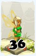 A Dofus character, Sadida-Air, by level 36