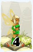 Un personnage du jeu Dofus, Eniripsa-Air, au niveau 4