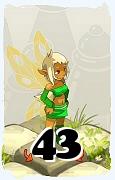 Un personnage du jeu Dofus, Steamer-Air, au niveau 43