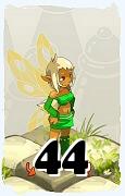 Un personnage du jeu Dofus, Eniripsa-Air, au niveau 44