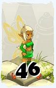 Um personagem do jogo Dofus, Eniripsa-Ar, de nivel 46