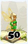 Un personaggio del gioco Dofus, Ocra-Aria, al livello 50