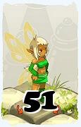 Un personaje del juego Dofus, Sram-Aire, de nivel 51