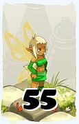 Um personagem do jogo Dofus, Sacrier-Ar, de nivel 55