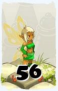 Un personaje del juego Dofus, Aniripsa-Aire, de nivel 56