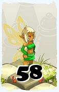 Un personnage du jeu Dofus, Eniripsa-Air, au niveau 58